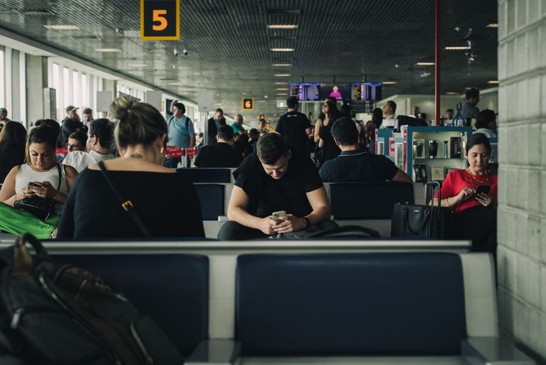 stuck at an airport